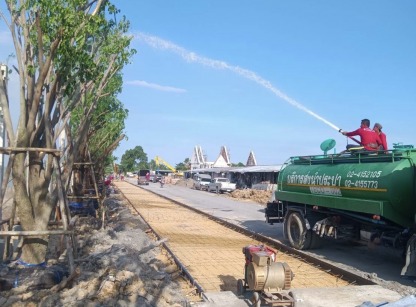 บริการรดน้ำต้นไม้ รดน้ำสนามหญ้า - รถบรรทุกน้ำประปา ส่งด่วน 24 ชม.- ไพศาลน้ำดื่ม