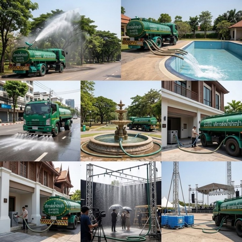 บริการฉีดล้างด้วยหัวแรงดันสูง บริการฉีดล้างด้วยหัวแรงดันสูง